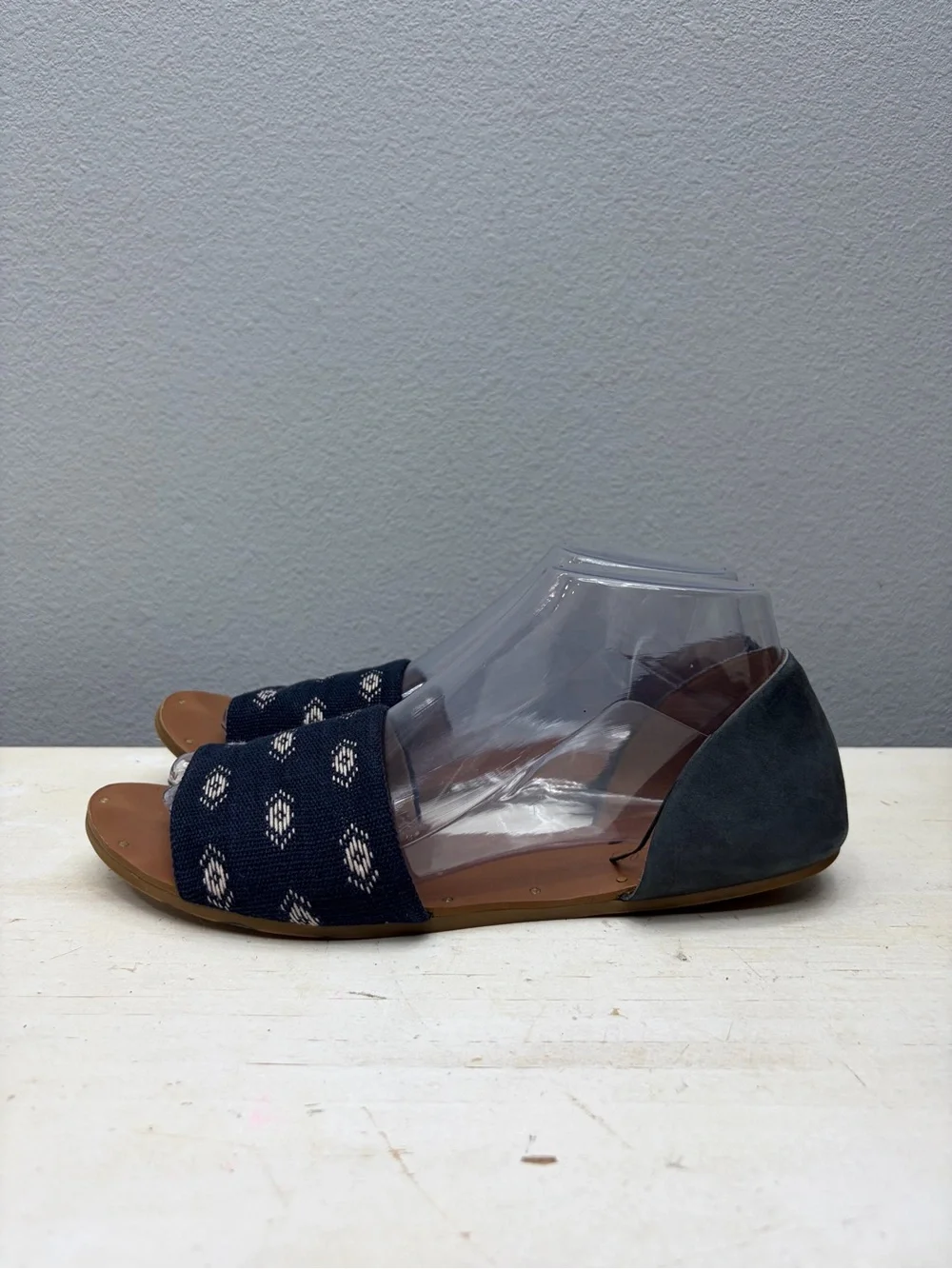 Madewell Blue Thea Sandals Size 8
